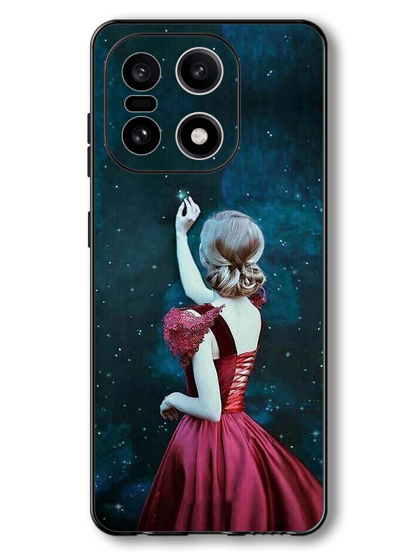 Theodor Case Compatible with OnePlus 15 6.78 Inch Protection Shockproof Bumper Cover Girl Touching Star - Image 1